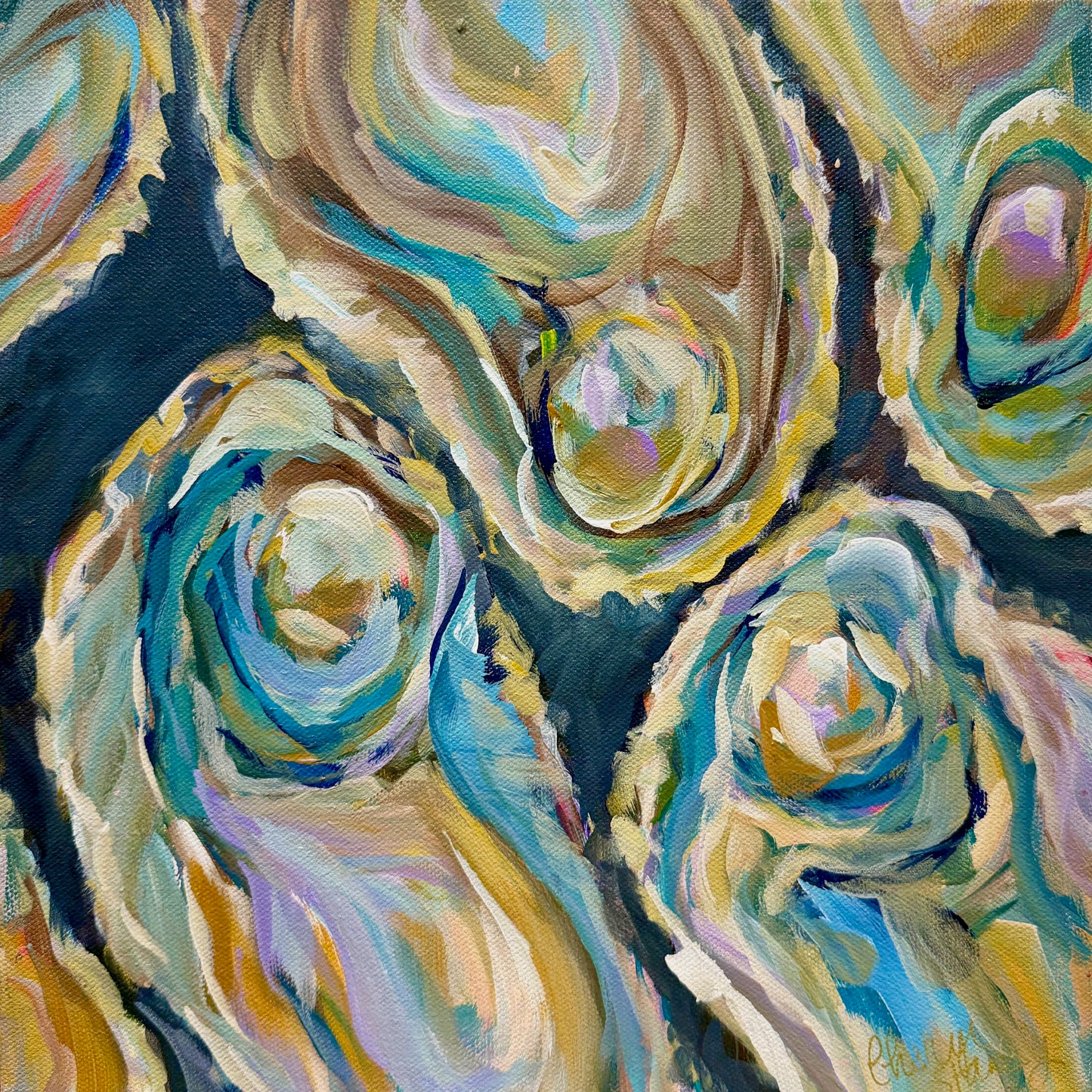 Cheryl Stanley - Pearl - Acrylic on 1.5" Gallery Wrapped Canvas