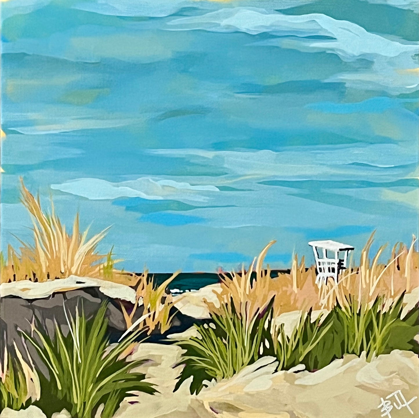Sand Dunes by Barbara-Jean Lovell