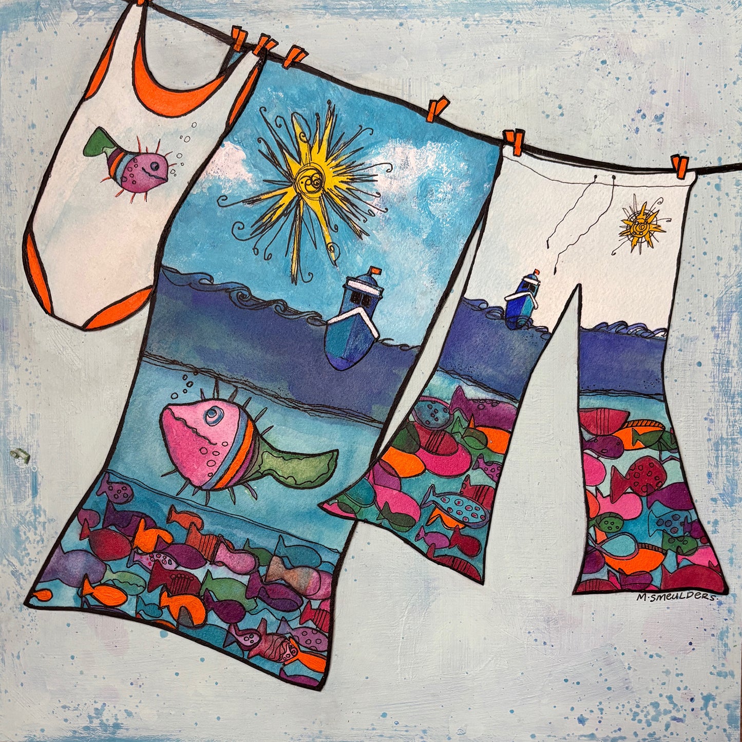 East Coast Ensemble - Mixed Media by Michele Smeulders