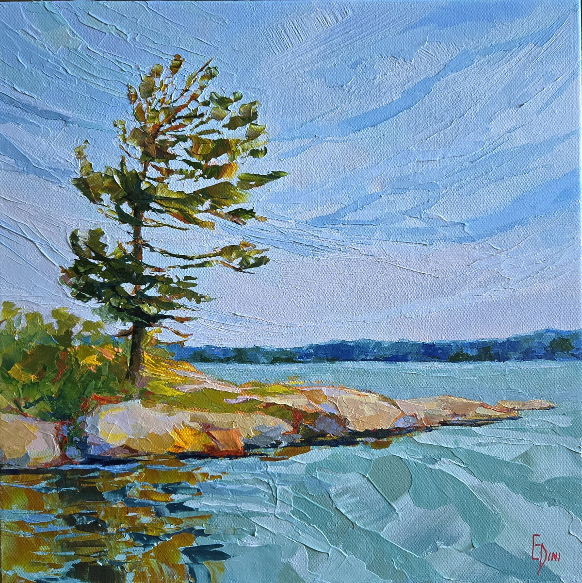 Northern Stillness by Elena Dinissuk