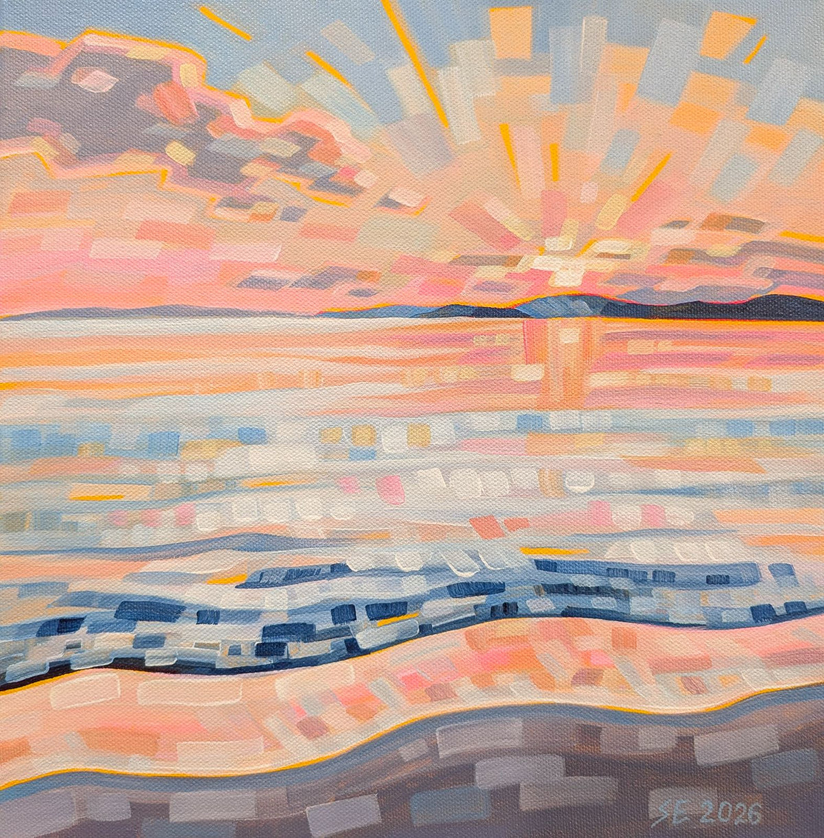 Runaway Sunset, Pukaskwa by Simone Englefield