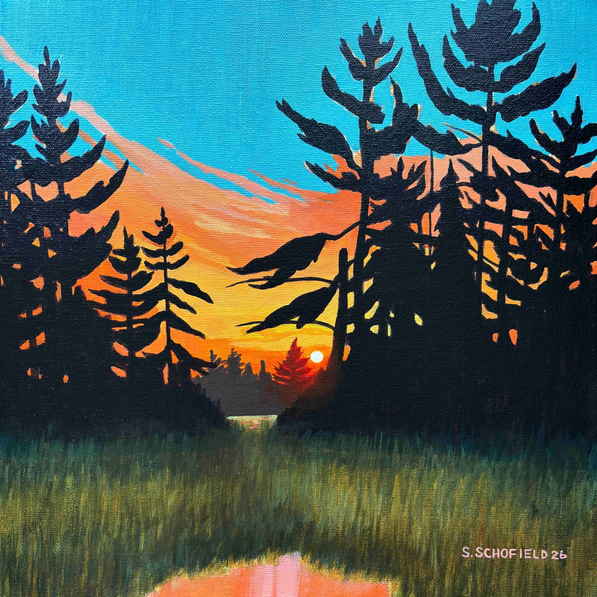 The Sun Set Fire to the Sky II by Steph Schofield
