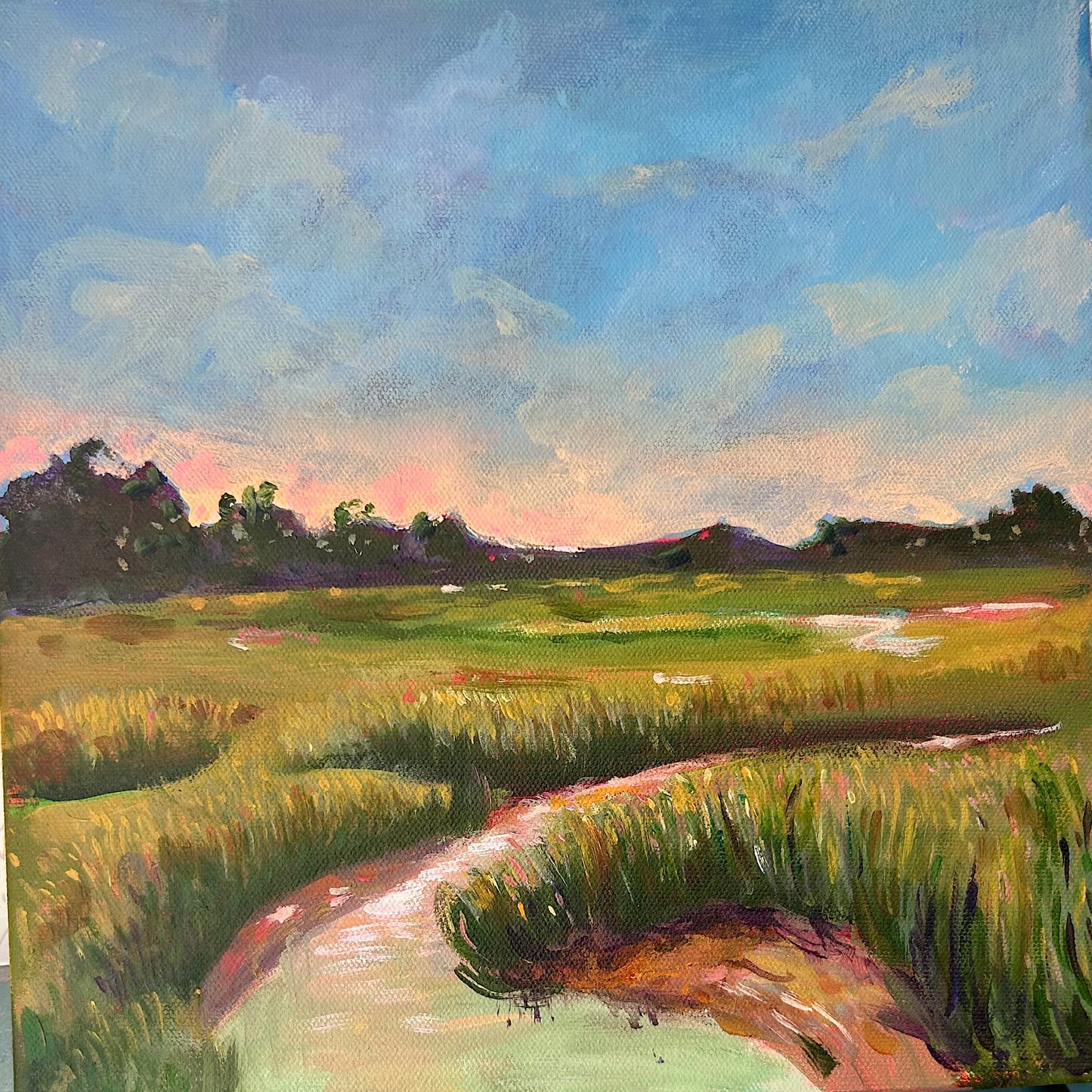 Haley Combs - Peaceful - Acrylic on gallery wrapped canvas