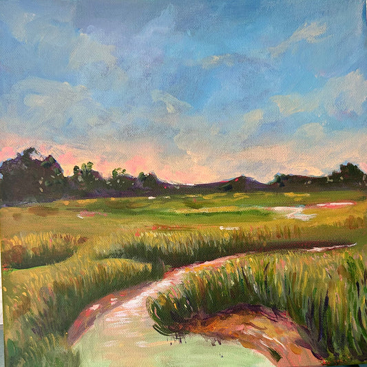 Haley Combs - Peaceful - Acrylic on gallery wrapped canvas