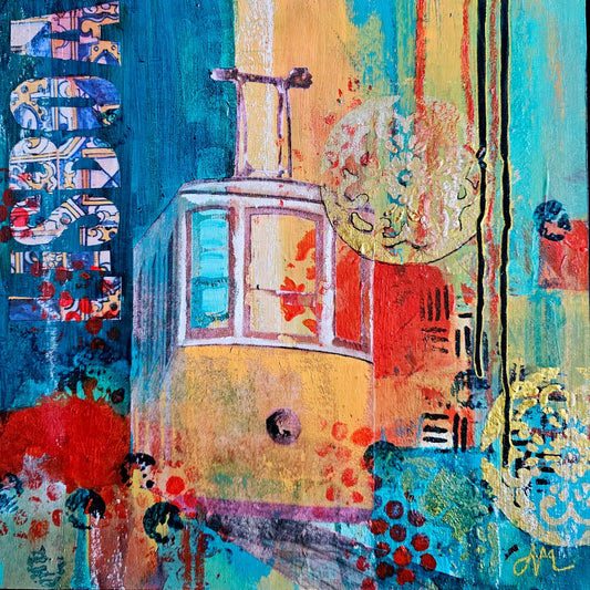 Lisbon - The Tram by Ailene MacDougall
