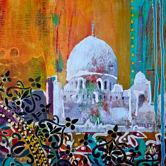 White Dome - Golden Lights by Ailene MacDougall