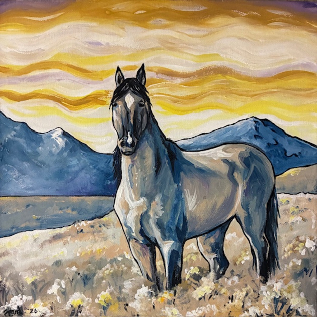 Lone Mustang by Alyssa Cumpton