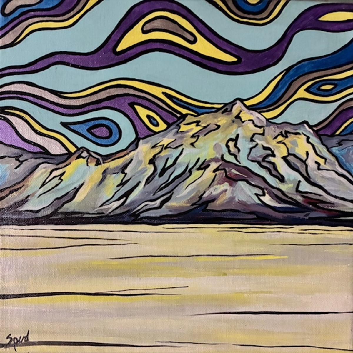 Old Razorback, Black Rock Desert by Alyssa Cumpton