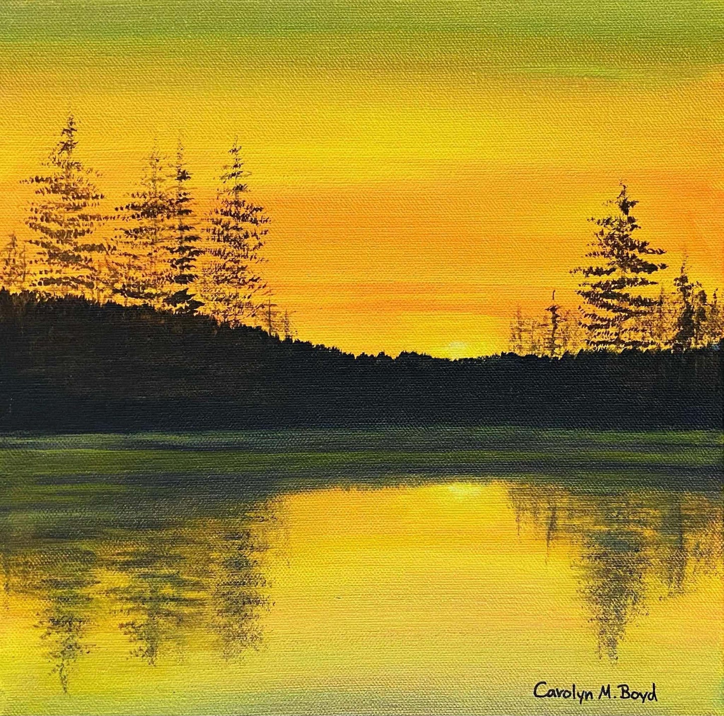 Mew Lake Moment by Carolyn Boyd
