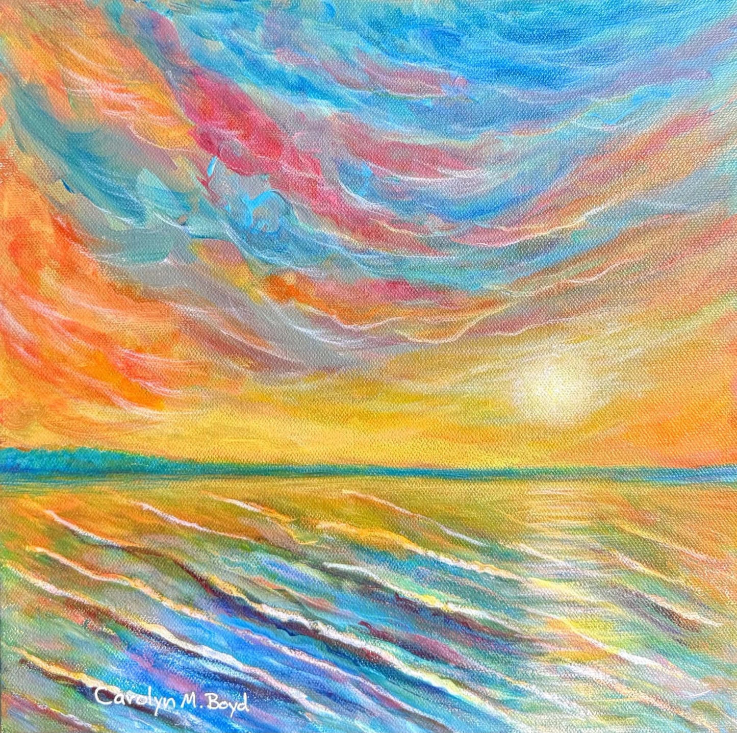 Swirling Skies & Dancing Waves by Carolyn Boyd