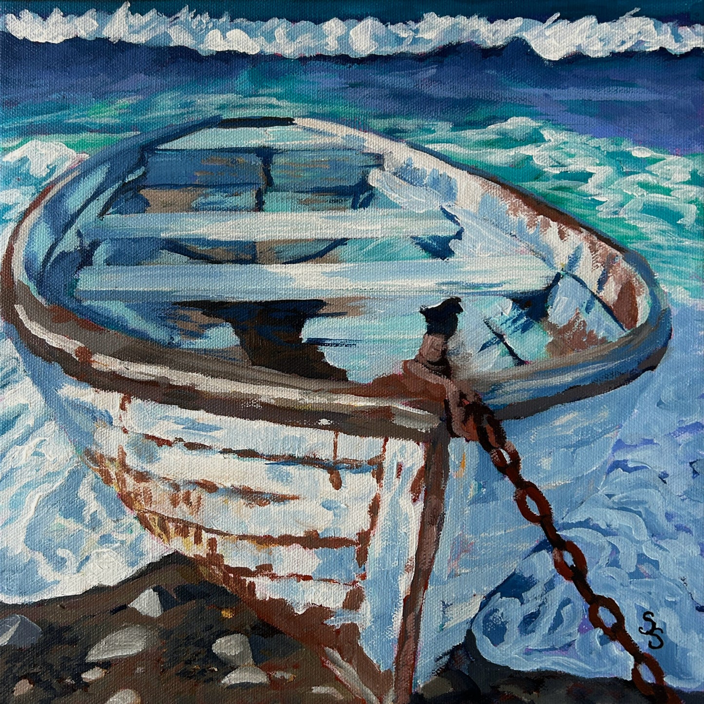 Held Fast in the Swirling Seas by Sherry Santarpia