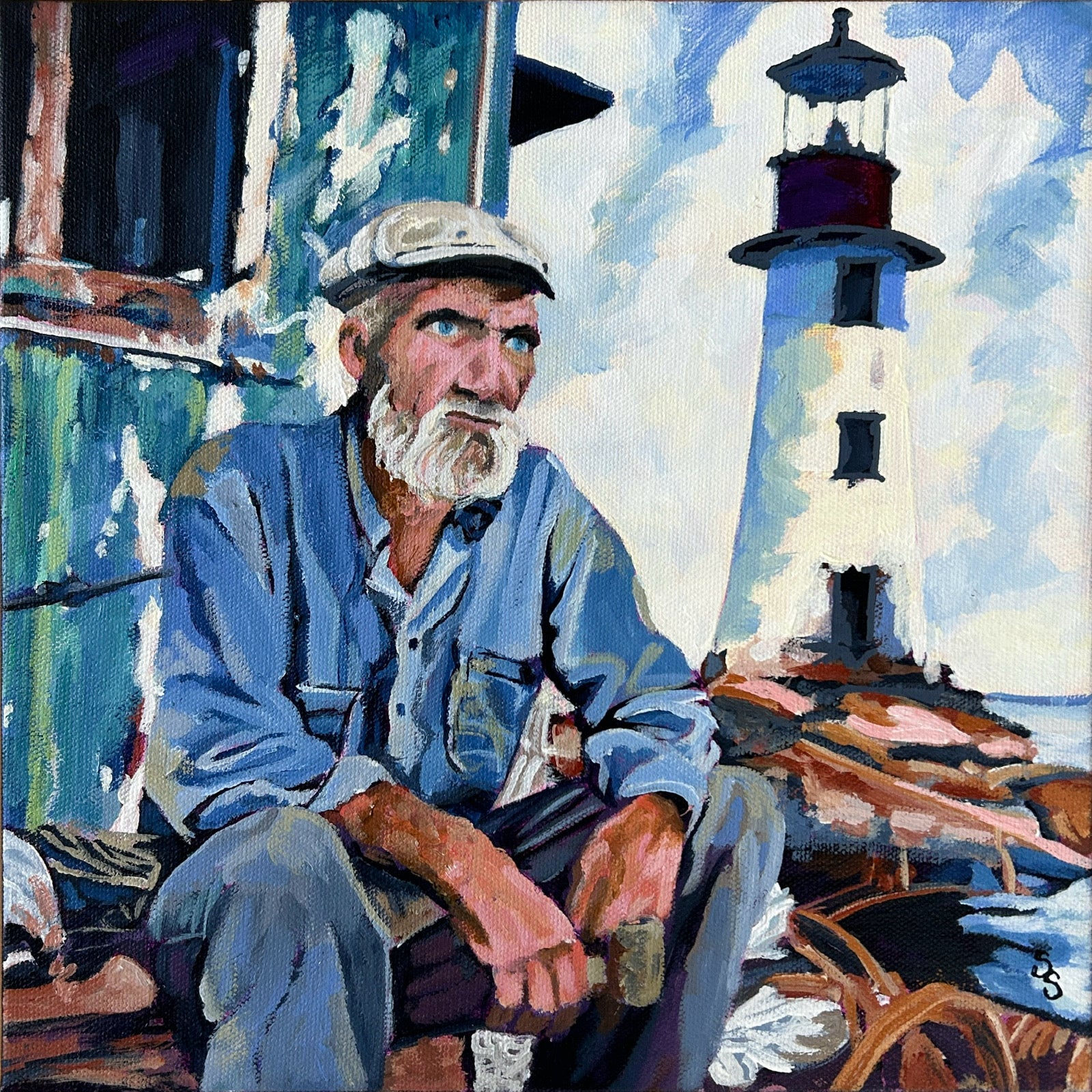 Seafarer’s Quiet Reverie by Sherry Santarpia