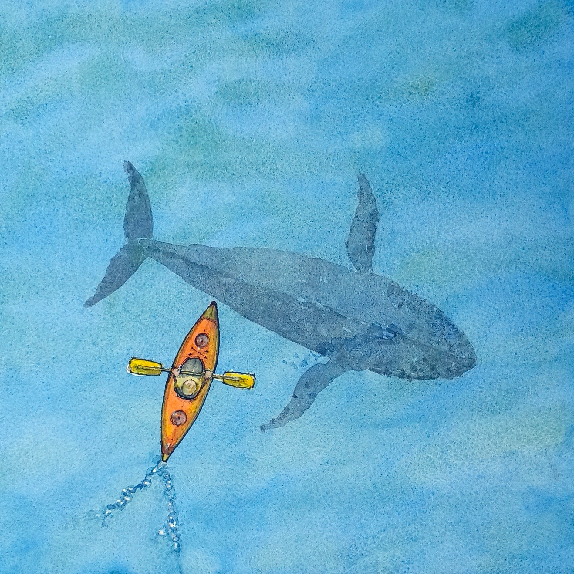 Kayak Three by Peter Gamble