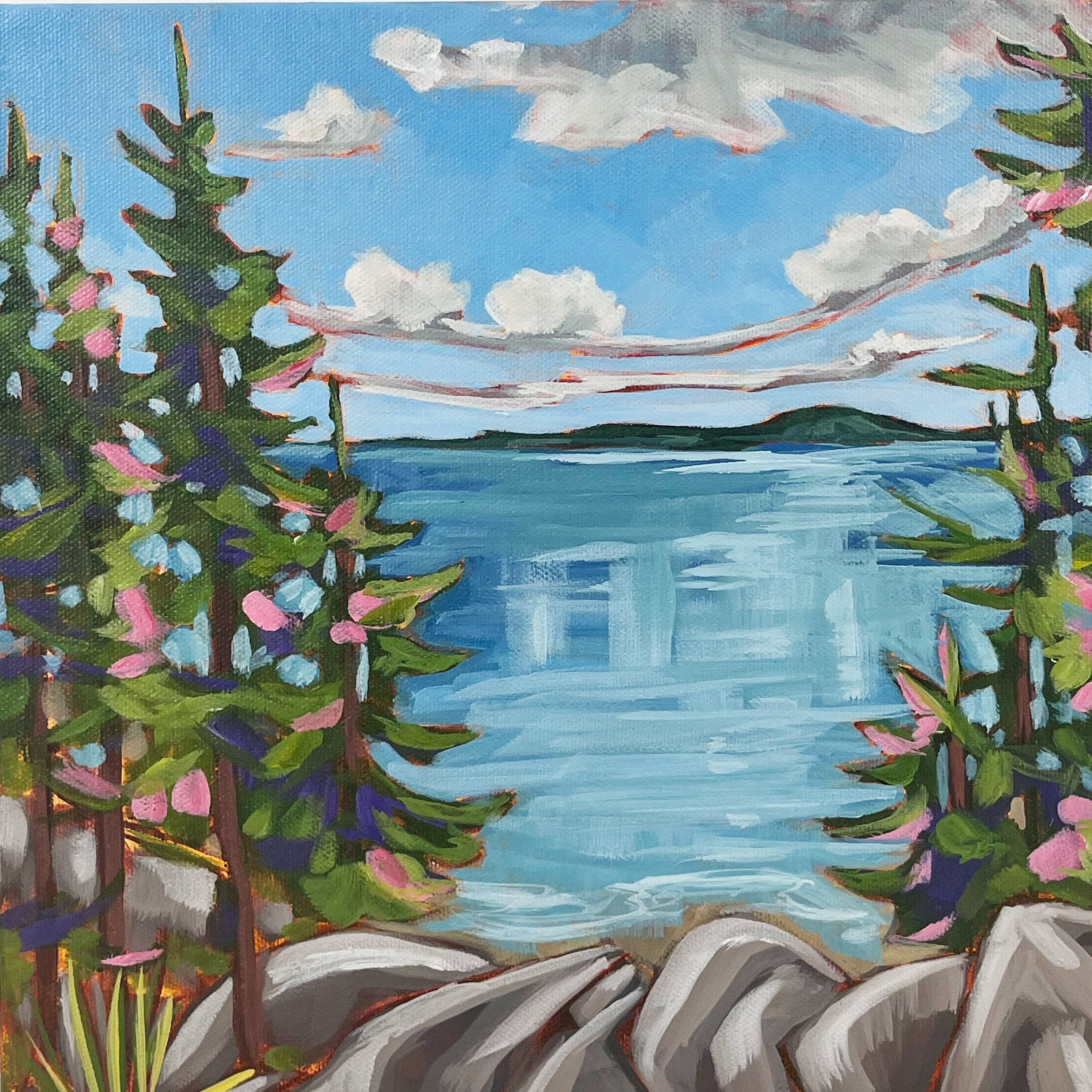 Stephanie-Fowler-Bayside-Acrylic-on-Canvas by Stephanie Fowler