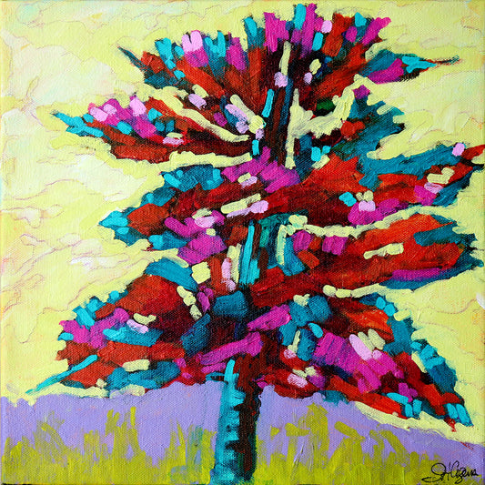 Fall Pine by Janet Horne Cozens