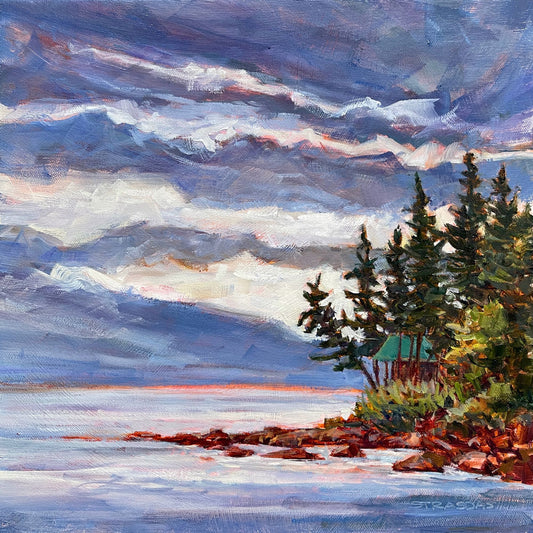 Summer Cabin View by Marcela Strasdas