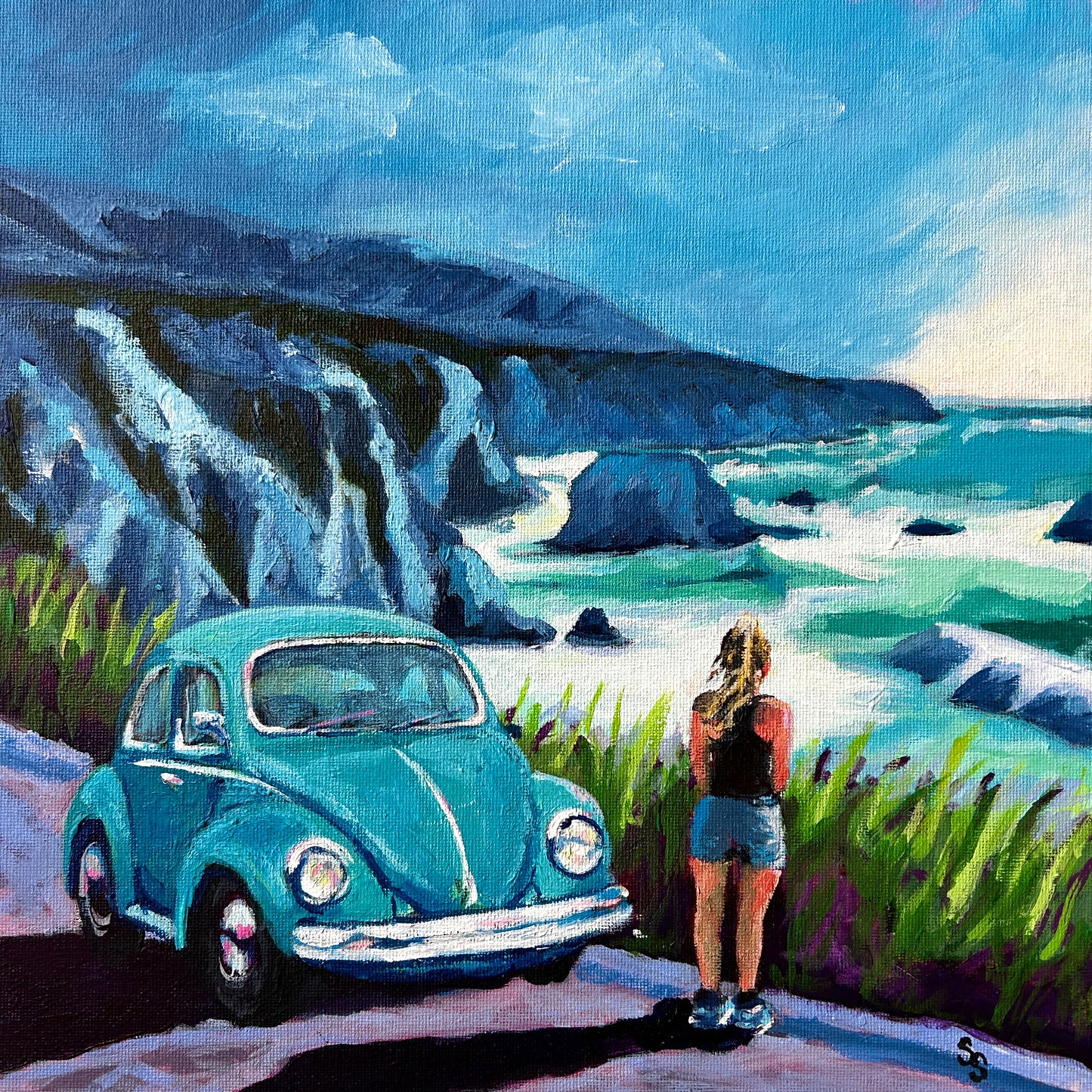 A Girl And Her Bug by Sherry Santarpia