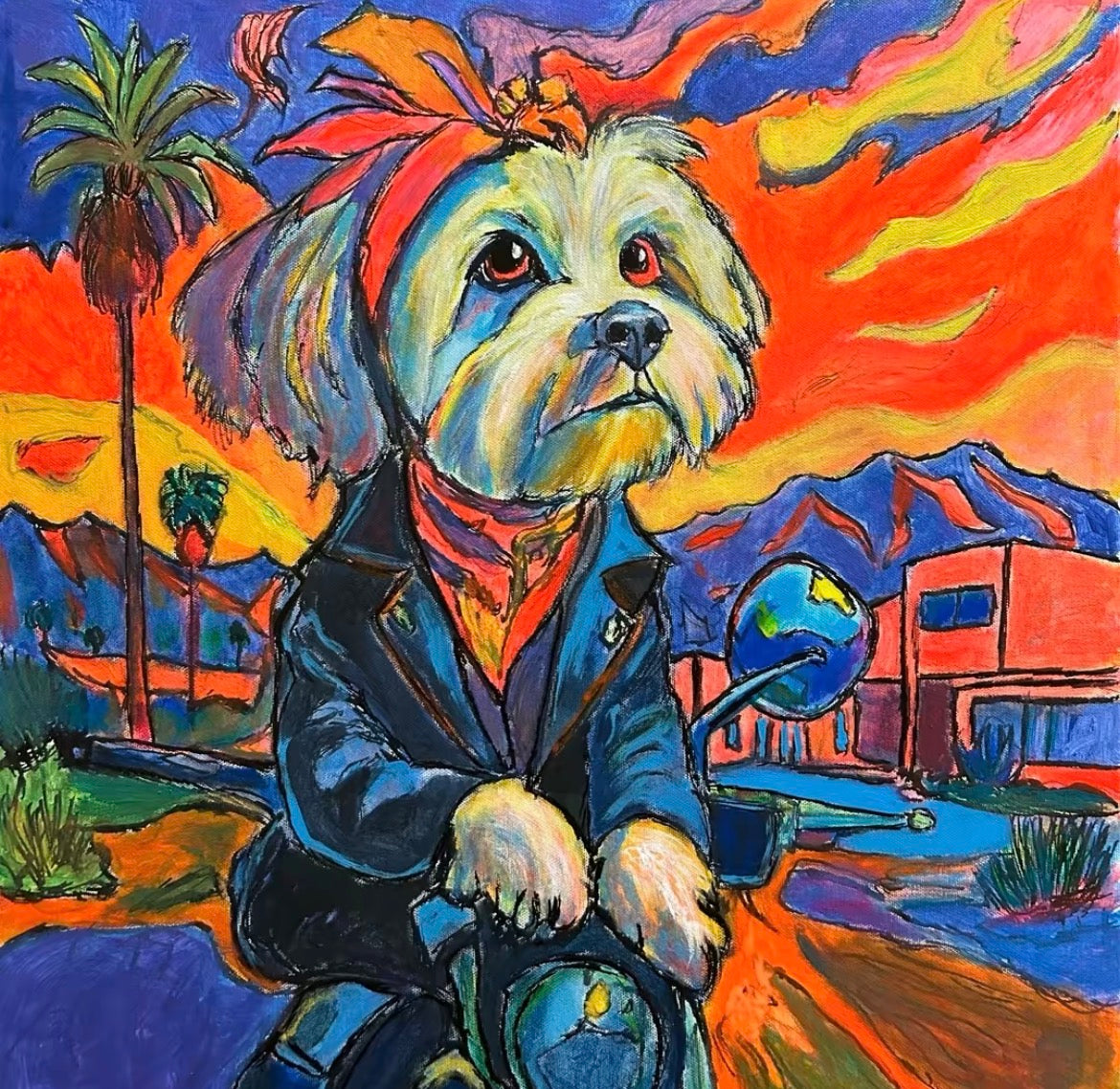 Desert pup by Frankie Duru