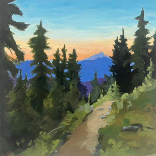 Evening on the PCT by Tracy Spain