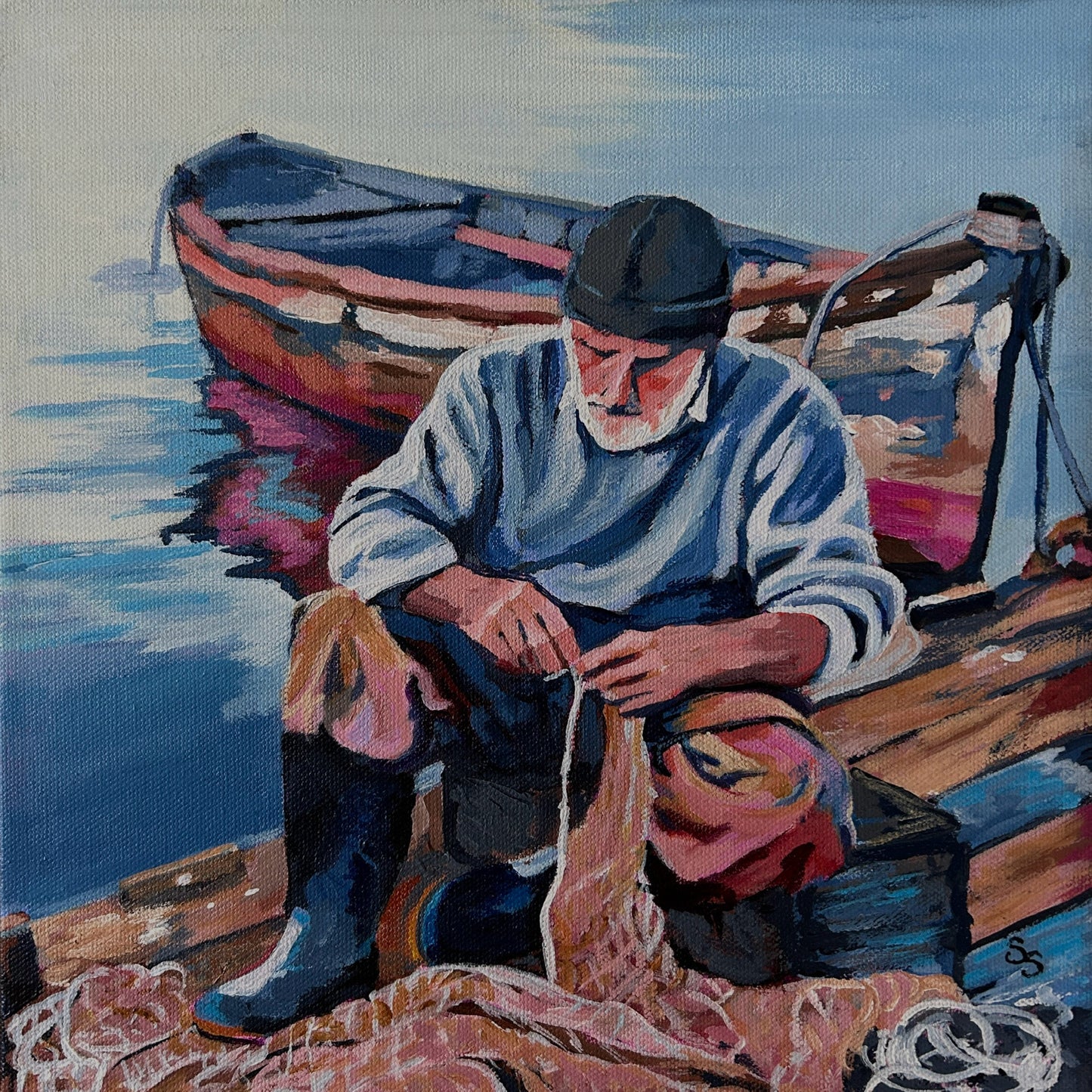 The Fisherman’s Quiet Craft by Sherry Santarpia