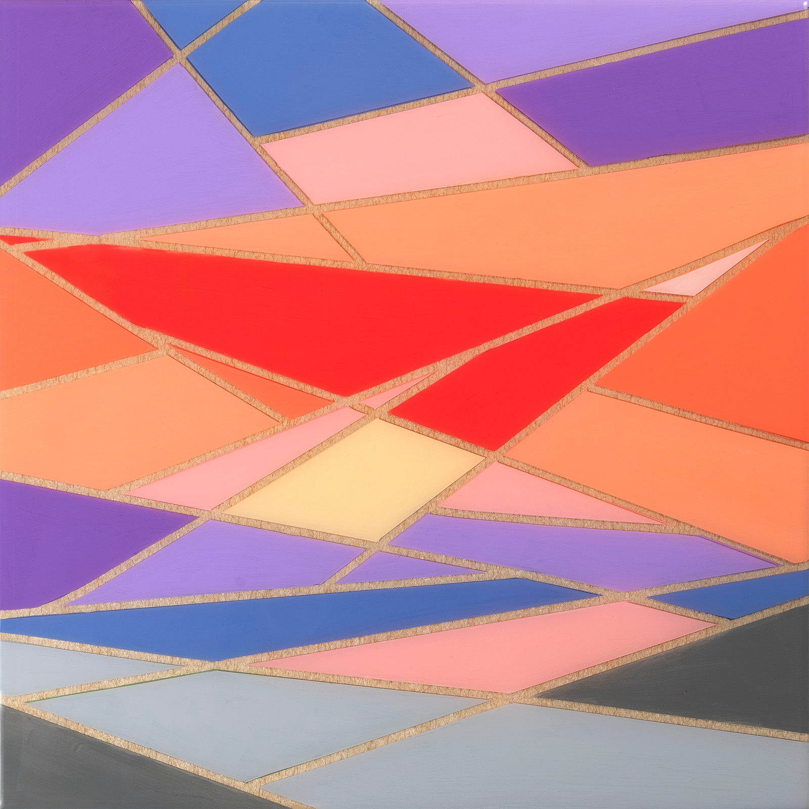 Amy Gray - Race Point at Dusk - Acrylic covered in Resin by Amy Gray