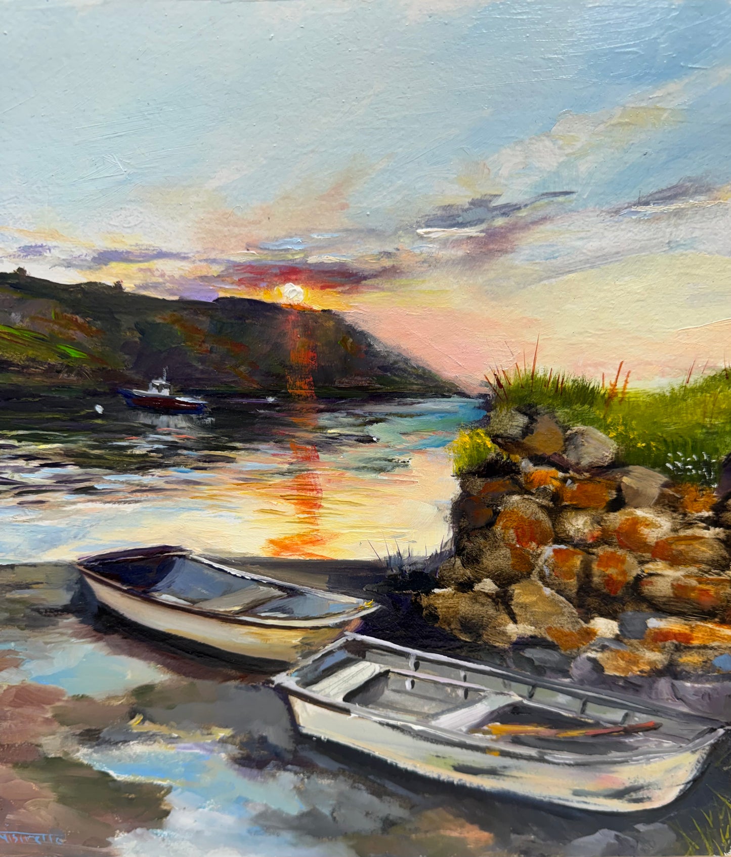 Fish Beach Monhegan by Jayne Mistretta