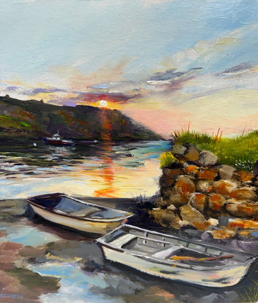 Fish Beach Monhegan by Jayne Mistretta