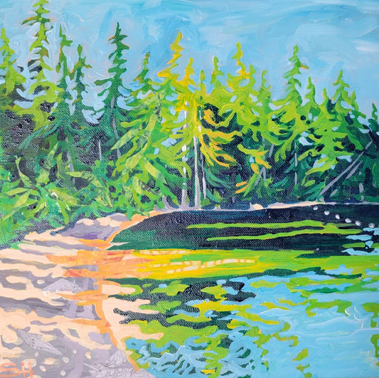 Surface calm by Sabine Hahnel