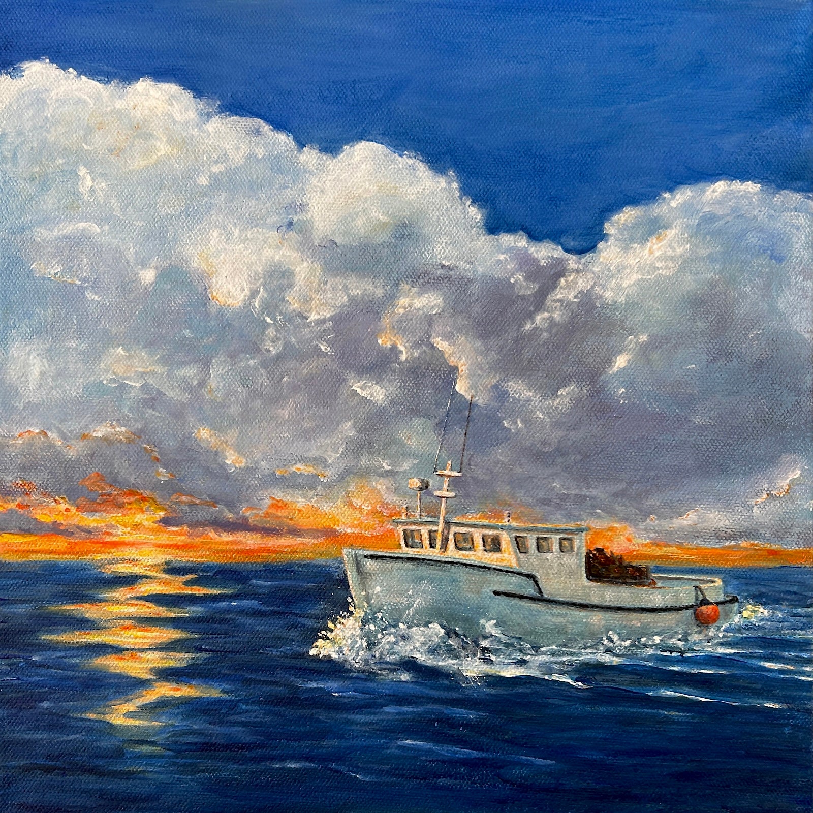 Ridin’ the Evening Tide by Kelly Harper Morehouse