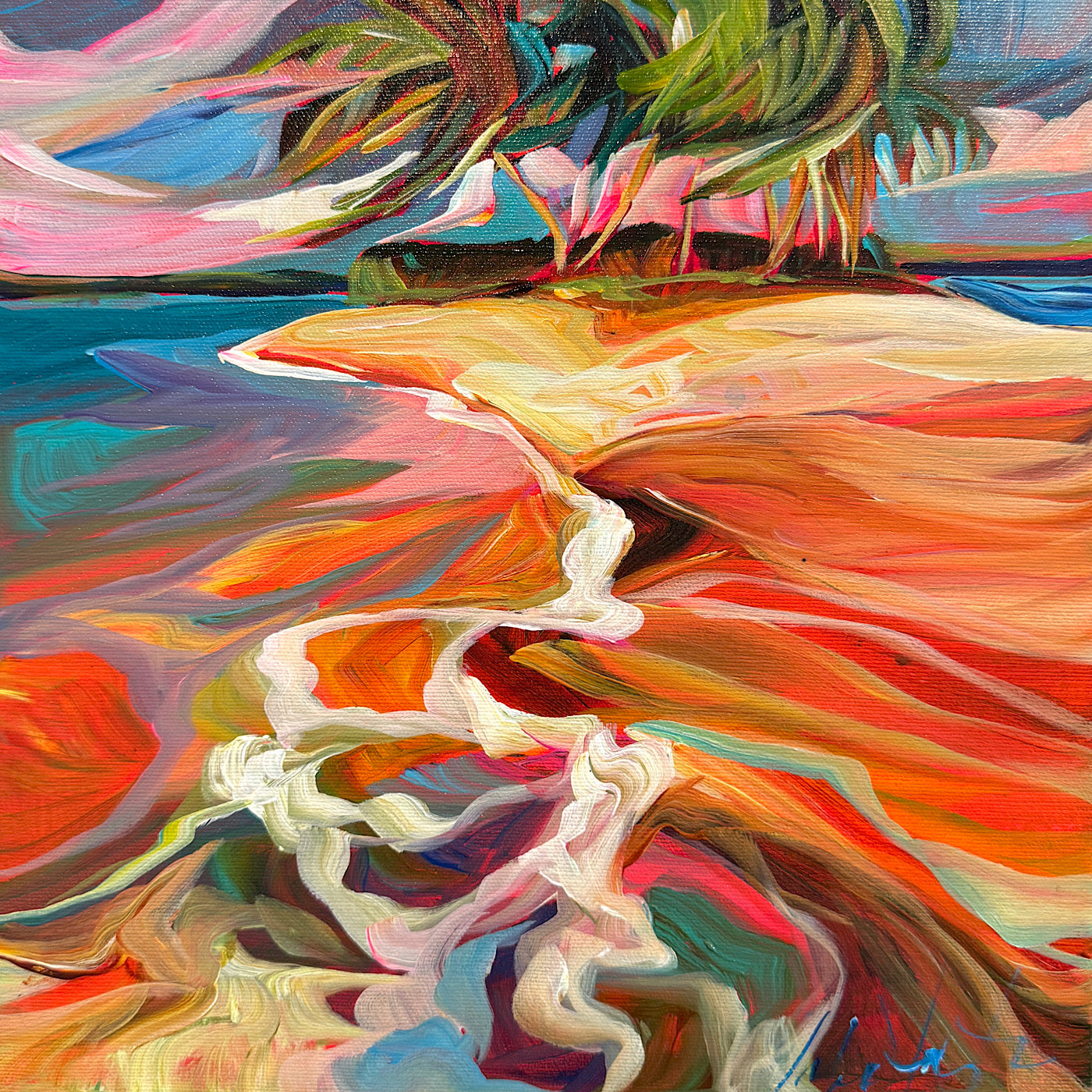 Surf And Sand by Julia Veenstra