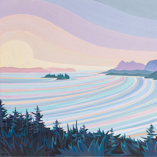 Cox Bay Tofino Diptych Left by Ruolin Shi