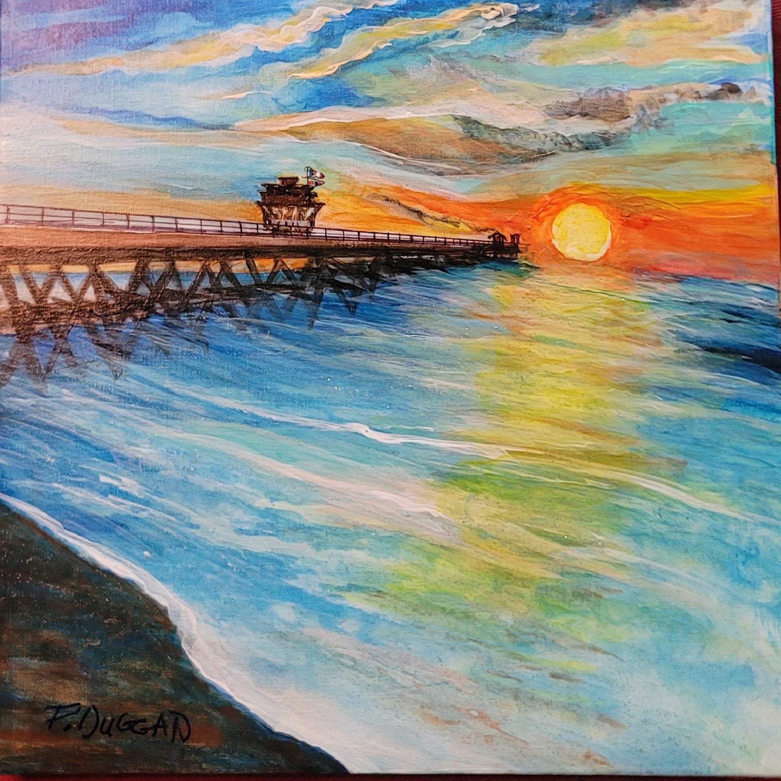 Pier Sunset by Pat Duggan