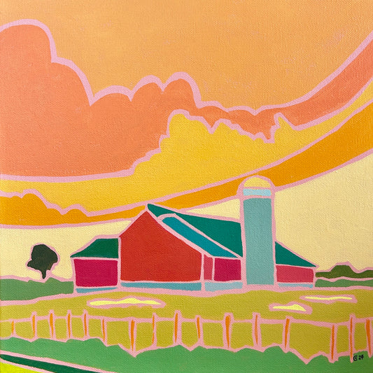 Sherbet Skies by Christine Campbell