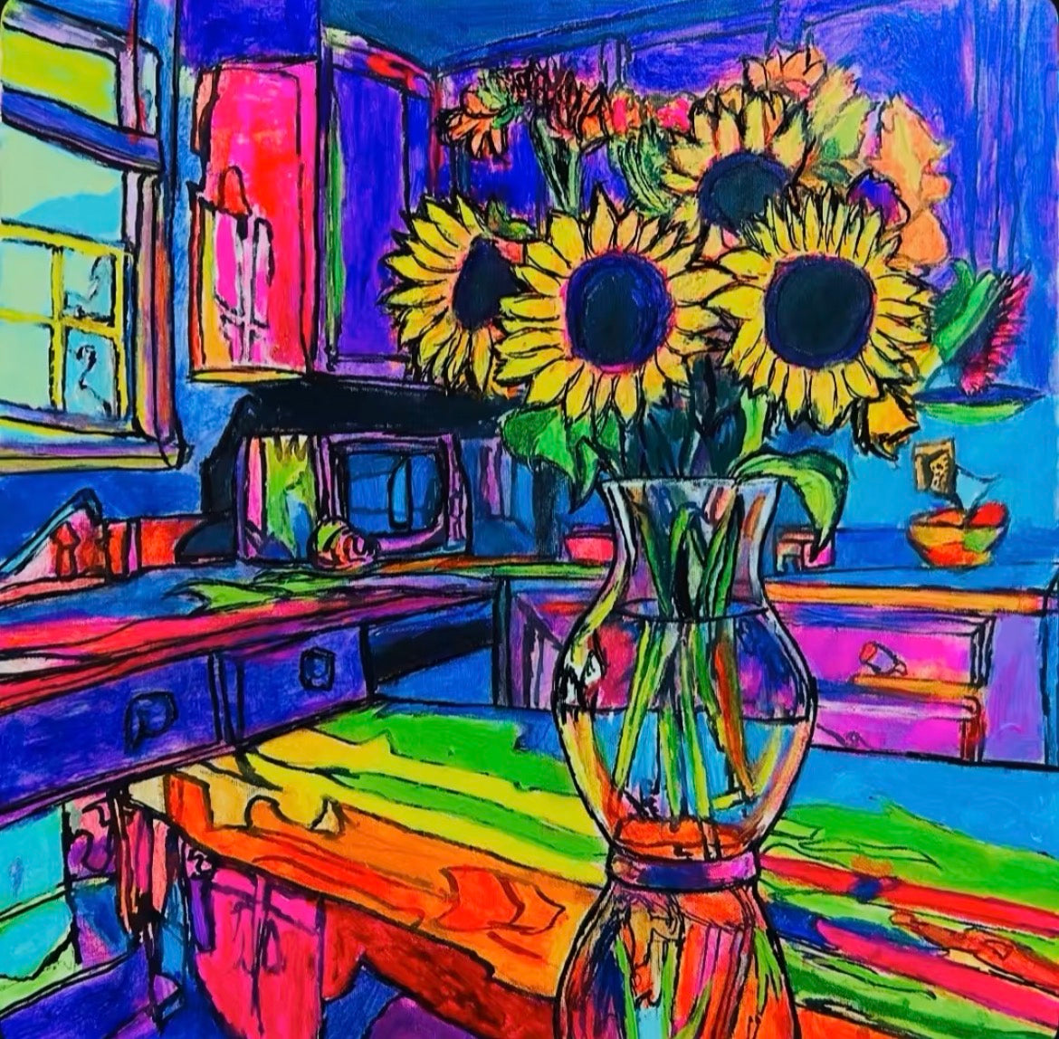 Five suns in the kitchen by Frankie Duru