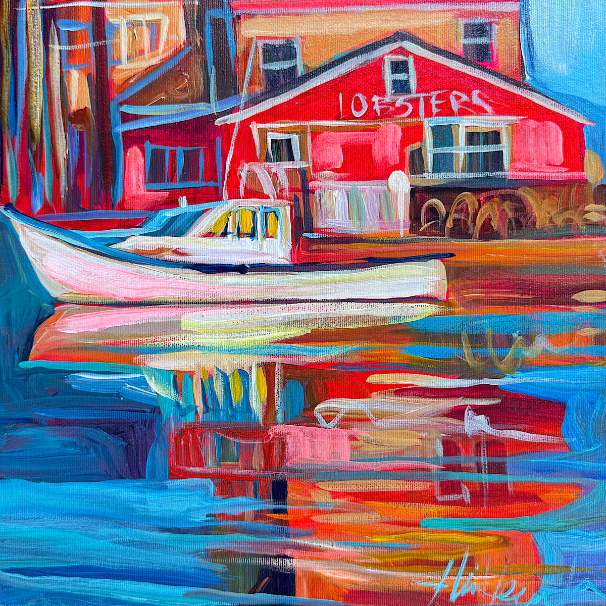 Lobster Reflections by Julia Veenstra