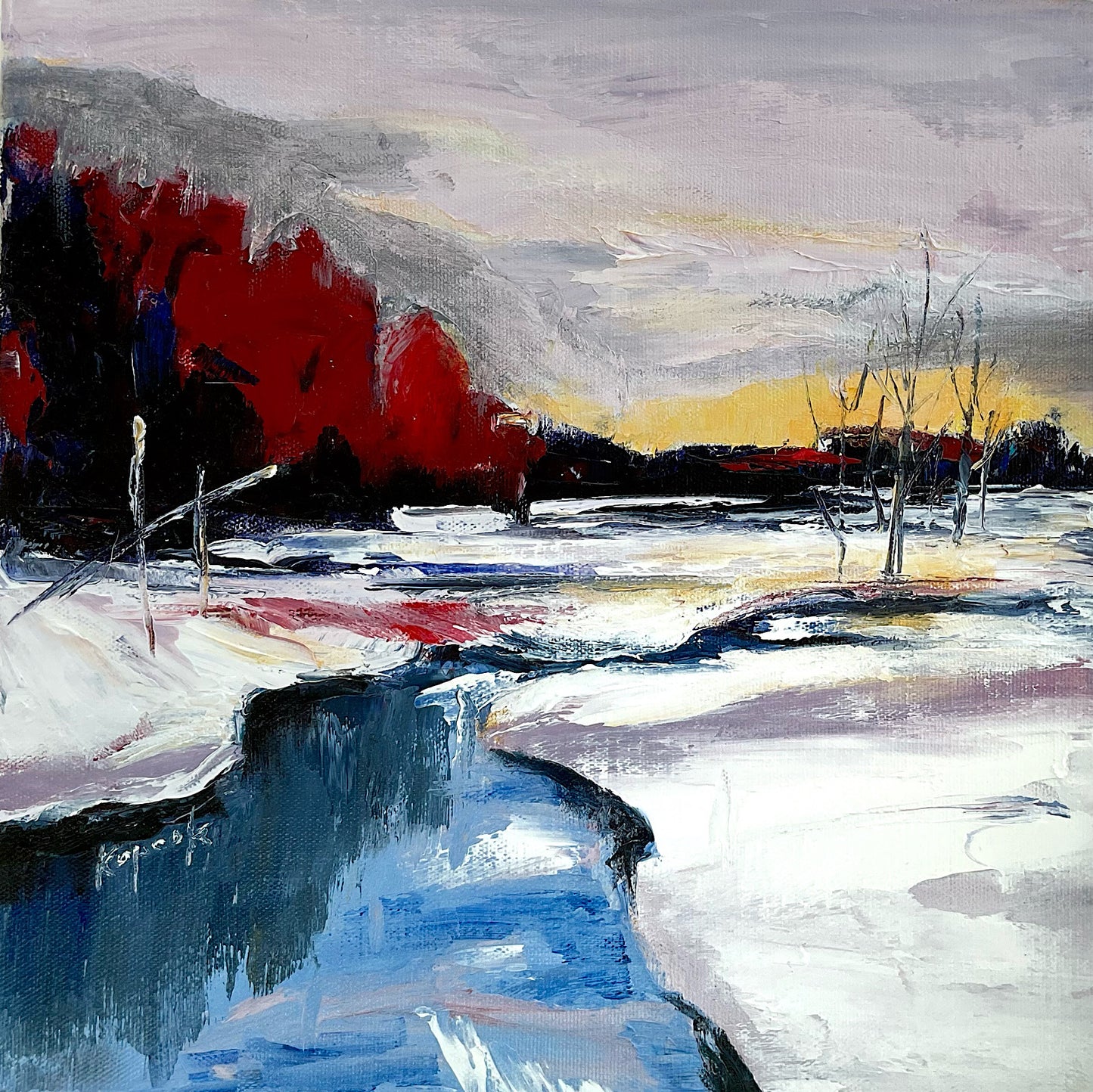 Whispers of Winter’s palette by Anna Kopcok