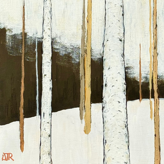 Winter Birch Stillness B by Douglas Robinson