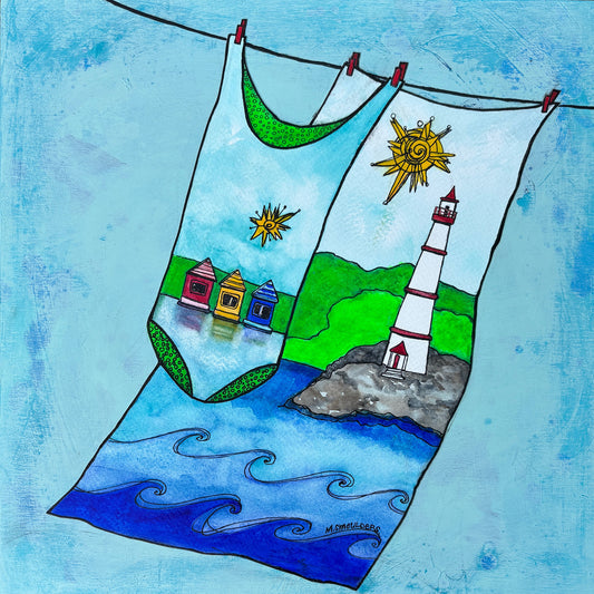 East Coast Summer - Mixed Media by Michele Smeulders