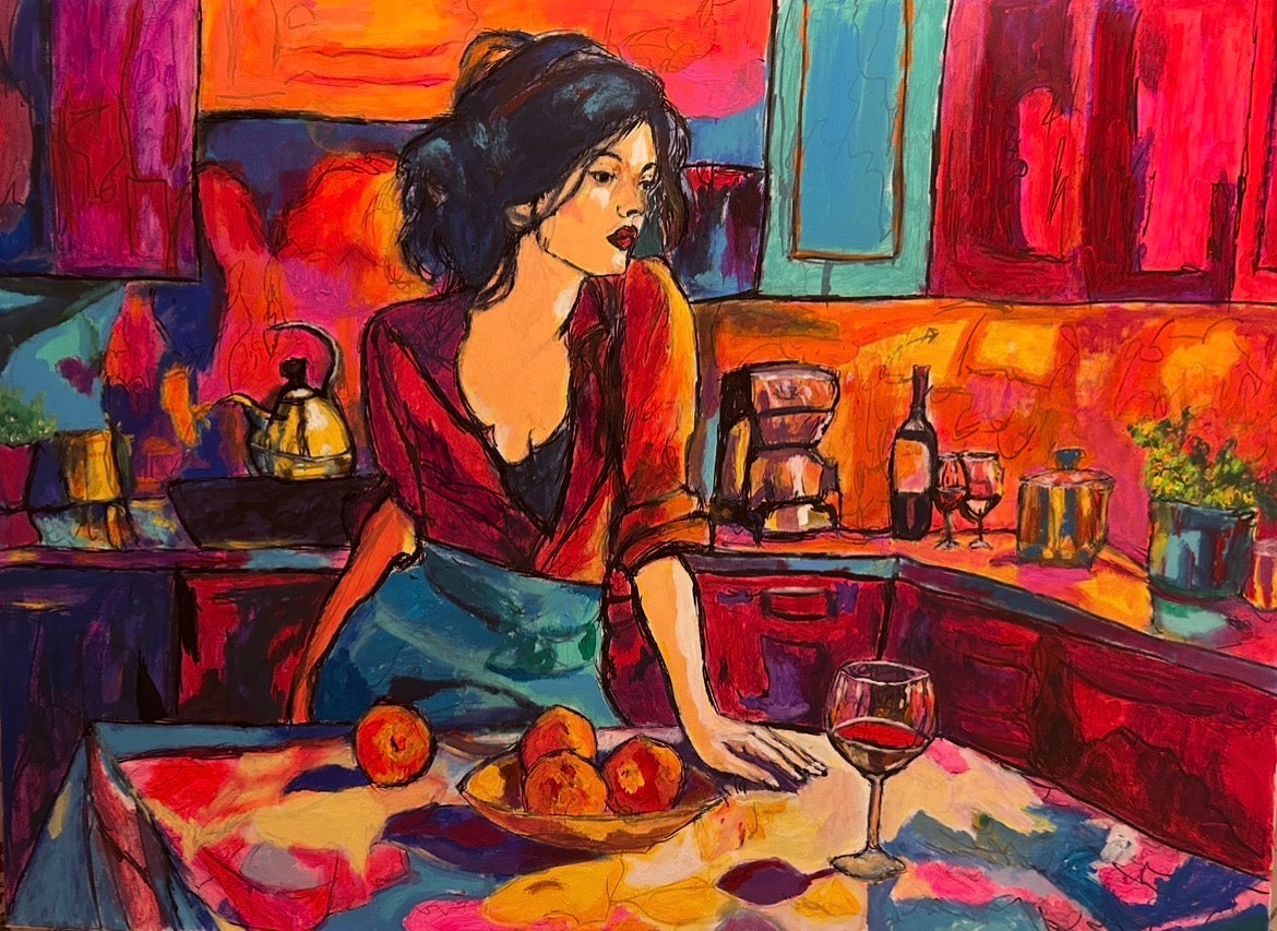 She waits by Frankie Duru