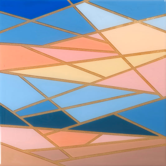 Amy Gray - Last Light at Nauset - Acrylic covered in Resin by Amy Gray