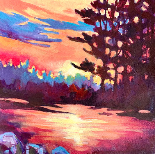 Crimson Sky by Jacintha Krish
