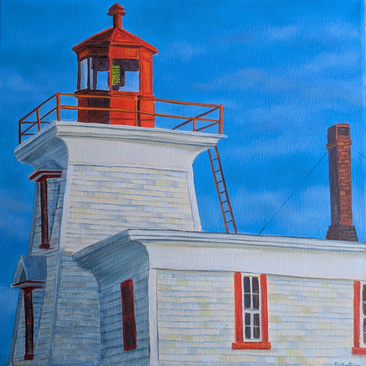 The Blockhouse Lighthouse, PEI by Crystal Fullerton