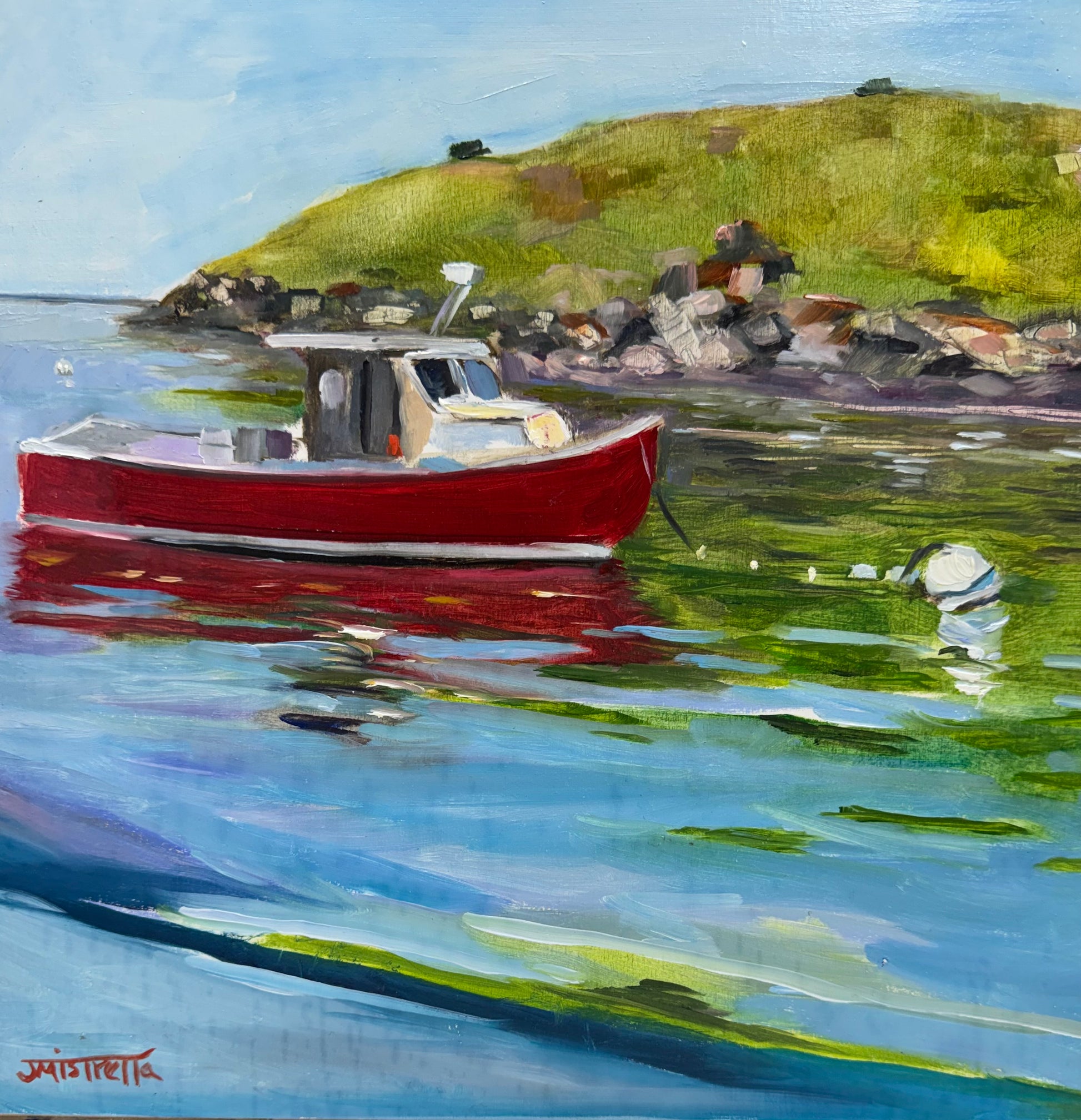 Lobster Boat by Jayne Mistretta