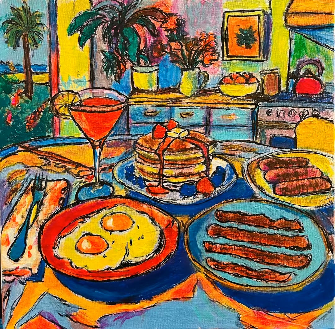 Colored breakfast by Frankie Duru