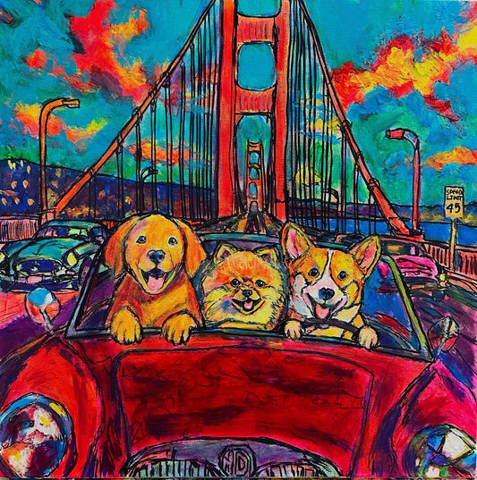 San Francisco doggies by Frankie Duru