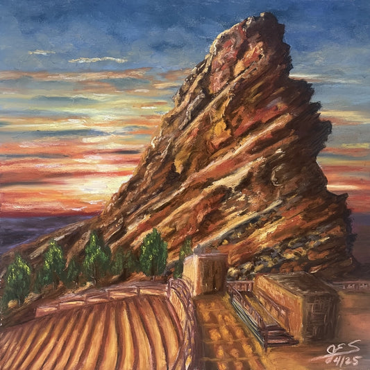 Sunrise at Red Rocks by Jim Slavik