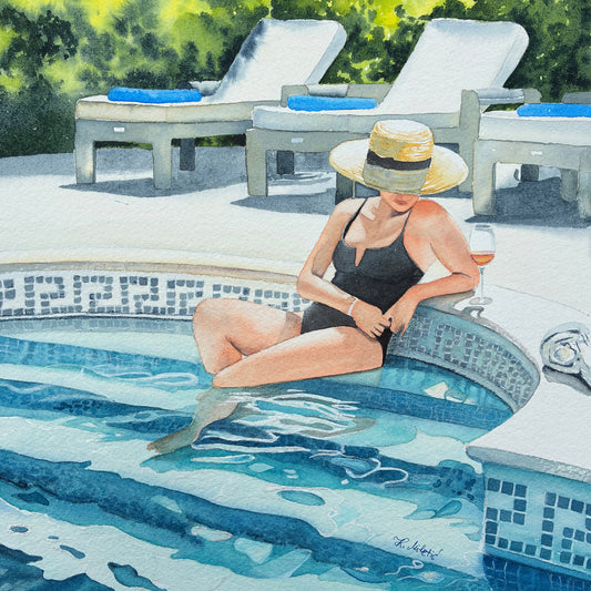 By The Pool by Katarina Miletic