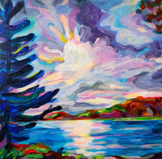 Algonquin Sunset by Lisa Litowitz
