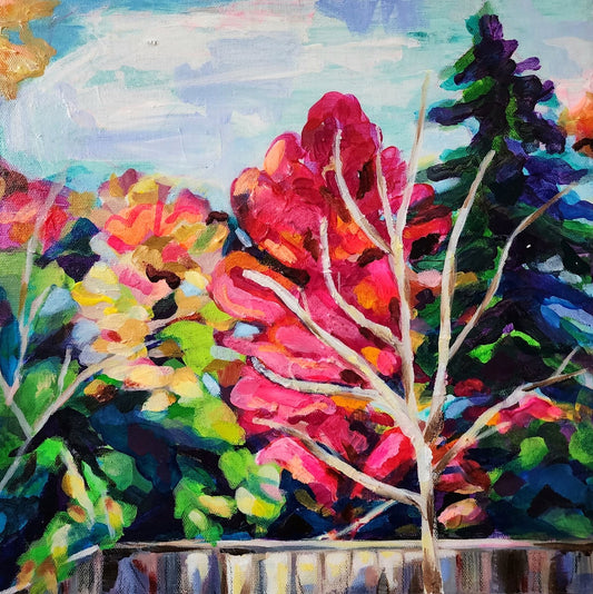 My Fall View by Lisa Litowitz